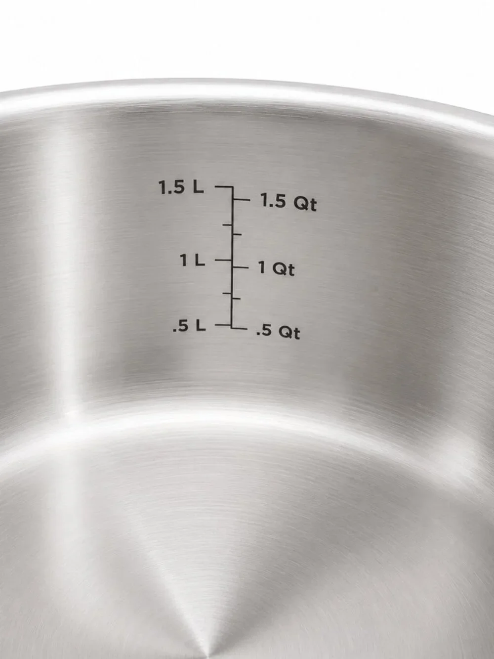 Viking 3-Ply Stainless Steel 2.25 Quart Sauce Pan Glass Lid Copper Handle